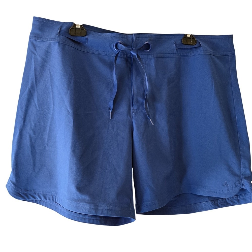 prAna Silvana Boardshort Women XL Island Blue Swim Shorts UPF 50+ NWT Surf